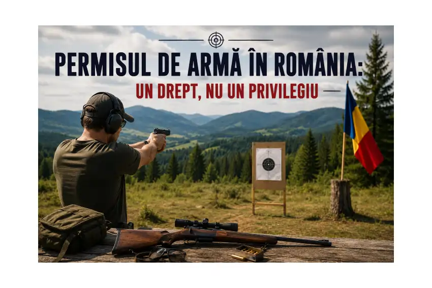 Permisul de armă în România: un drept, nu un privilegiu — dincolo de mituri și de panică
